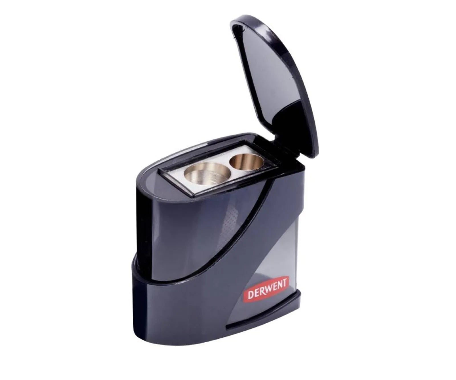 ASCUTITOARE METALICA DUBLA CU REZERVOR NEAGRA PROFESSIONAL DERWENT ASCUTITOARE METALICA DUBLA CU REZERVOR NEAGRA PROFESSIONAL DERWENT